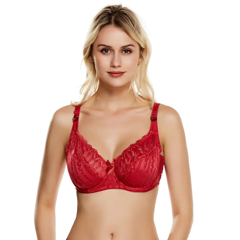 koreanstreamer Lace Bra Ultra-Thin Sexy Lingerie Push-Up Bra