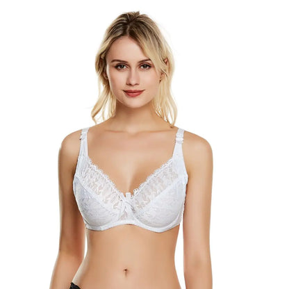 koreanstreamer Lace Bra Ultra-Thin Sexy Lingerie Push-Up Bra