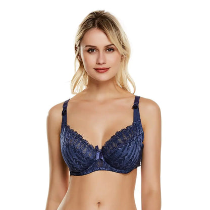 koreanstreamer Lace Bra Ultra-Thin Sexy Lingerie Push-Up Bra